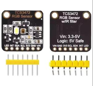 Gold Seller TCS34725 Sensor de reconocimiento de color Placa DE DESARROLLO RGB Módulo de sensor de color de reconocimiento de color de comunicación IIC