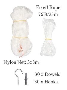 猫用保護ネットカスタム透明猫用セーフティネット猫用バルコニーネット - Product Image 6