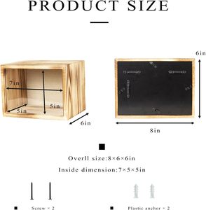 Mini Football Helmets <strong>Display</strong> Case Wall Mount <strong>Deep</strong> Small Shadow <strong>Box</strong> <strong>Frame</strong> - Product Image 5