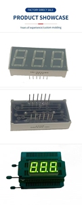 3-digitale digitale Röhre 0,56-Zoll 7-Segment-Digitalanzeige mit hochwertiger super hellgrüner Farbe für elektrische Produkte - Product Image 4