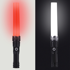 Helius New XHP70 Railway Command Baton Torch Telescopic Zoom Type-C <strong>Input</strong> <strong>and</strong> <strong>Output</strong> Tactical Led Flashlight - Product Image 5