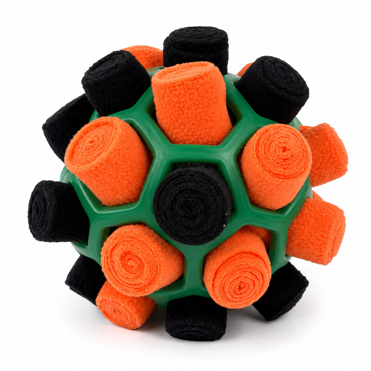 Boule verte-halloween noir orange