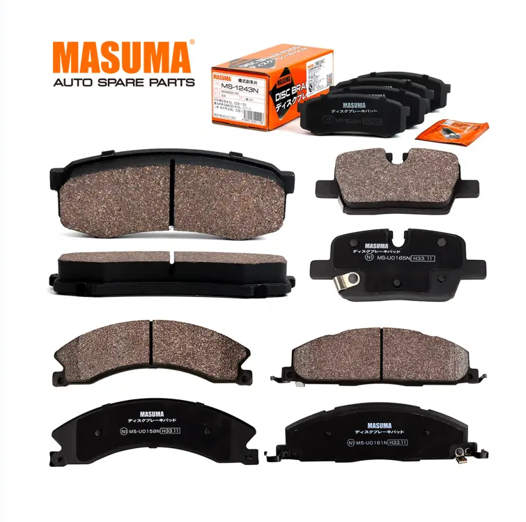 MASUMA Atacado Manufacturing Car Brake Pads Linha de Produção Auto Disco Brake Pad 29087 Asimco Cerâmica Brake Pad Para Toyota