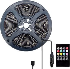 קישוט 5v 5050 2835 1m 2m 3m 4 מ '5 מ' 10m 15m 50m rgb אור תאורה אחורית חכם הוביל רצועת אור עם מגע מרחוק