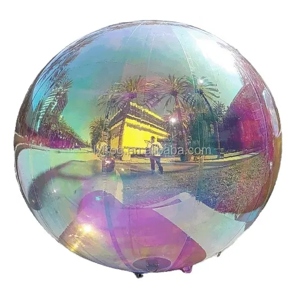 Event Party Spiegel Ballon Disco Metallic Kugel aufblasbare Spiegel kugel zu verkaufen