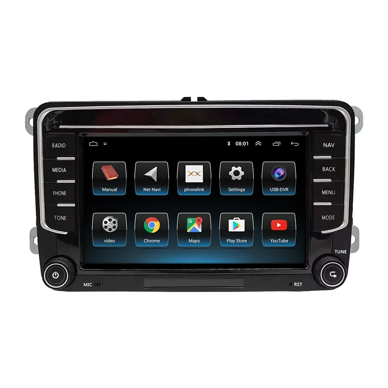 Double din car dvd player 2 din 7 inch gps navigation android car radio for Vw/Caddy/Passat/Golf 5 6/Jetta/Polo/Touran/Seat