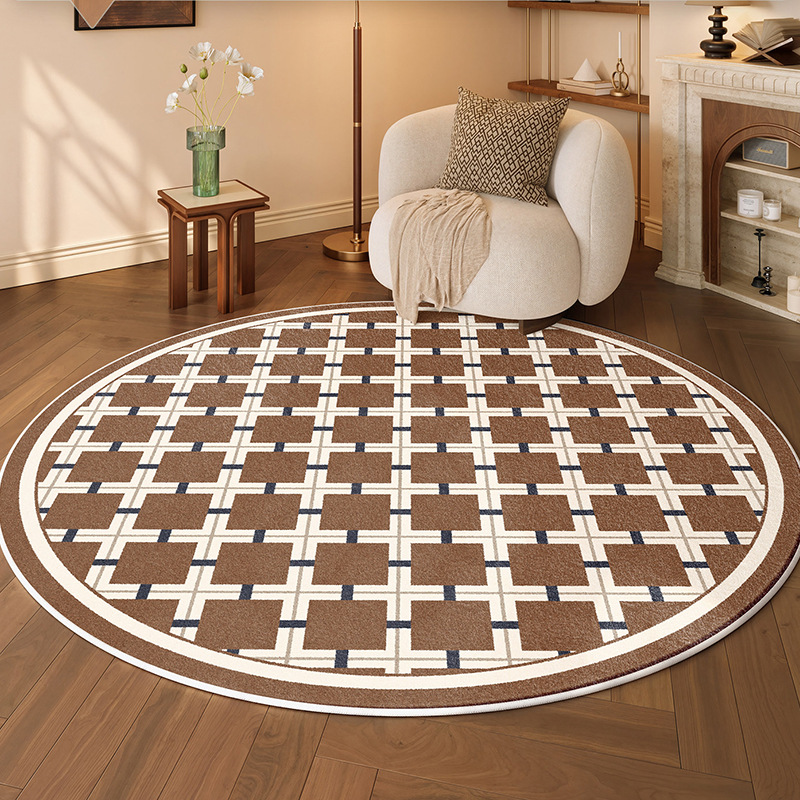S-S Imitation Cashmere - Creamy Dark Chocolate Round