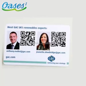 Custom Standard Size Photo Id Pvc Card Student Staff Exhibition Event Card Employee Access Plastic Qr <strong>Code</strong> Business Card