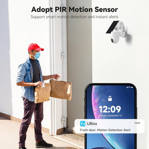 UBOX APP 3MP Wifi摄像机出厂价格3MP高清WIFI闭路电视摄像机太阳能PTZ低功率电池网络摄像机ce认证供应商 - Product Image 4