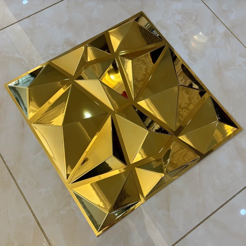 Espejo dorado+D094 19,7*19,7 pulgadas
