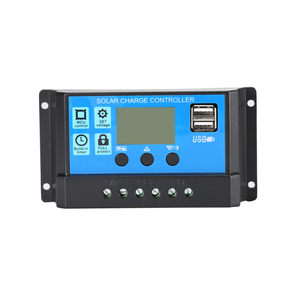 Schermo LCD Dual Usb Pv sistema di alimentazione 12 24 Volt 10a 20a 30a Micro Mini intelligente Pwm regolatore di carica solare - Product Image 1