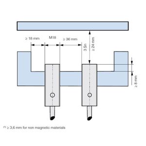 * Precio real y original nuevo * Interruptor de sensor de proximidad inductivo de detección de metal AK1/inductivo - Product Image 3