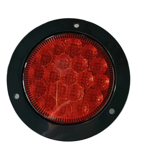 DC10V-30V防水IP65螺旋底座4英寸发光二极管卡车拖车灯12v越野多功能危险警告反射器全新 - Product Image 1