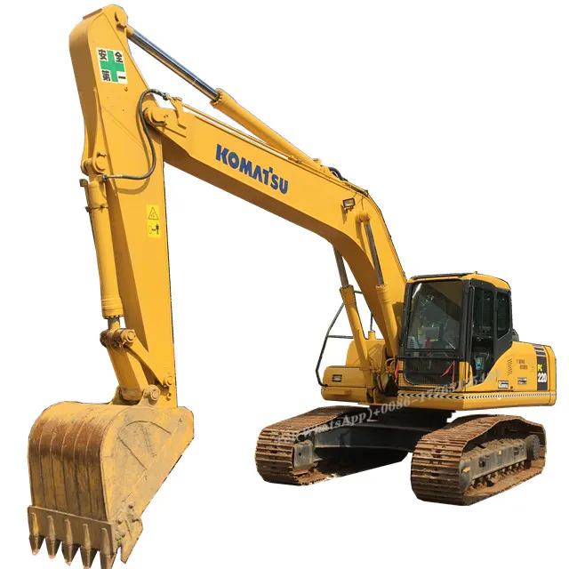 En vente utilisé construction Komatsu 220-7 terrassement excavateur machine PC 220-7 pelle d'occasion