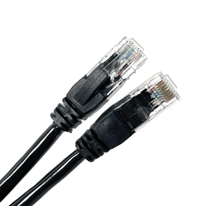 Litzen UTP Pure Bare Copper Wire 24AWG Ethernet-Kabel 3 Fuß Cat6 Cat 6 <span class=keywords><strong>Internet</strong></span>-Netzwerk kabel RJ45-Patchkabel