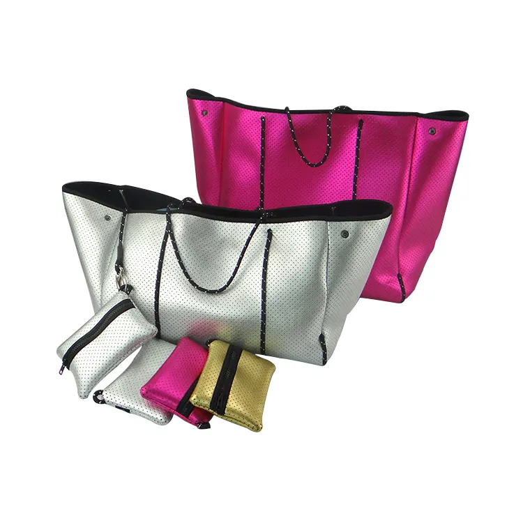 Лидер продаж 2023, Неопреновая перфорированная Сумка-тоут на молнии, сумки через плечо, пляжная сумка, Австралия