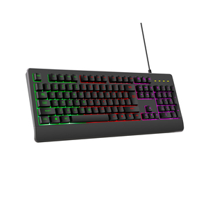 Personalized 104-Key Membrane <strong>Keyboard</strong> with 5 Colors Light USB Interface Black Wired <strong>Keyboard</strong> - Product Image 5