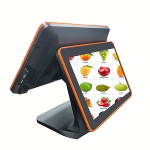 15,1 дюймов сенсорный экран POS компьютерная Заводская система POS кассовый аппарат с полной упаковкой принтера, сканер, кассовый ящик, клавиатура - Product Image 4
