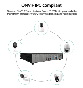 H.265 H.264 ONVI F Network Video <strong>Decoder</strong> With USB Audio Interface RTSP 4K NVR/DVR <strong>Encoder</strong> <strong>Decoder</strong> - Product Image 5