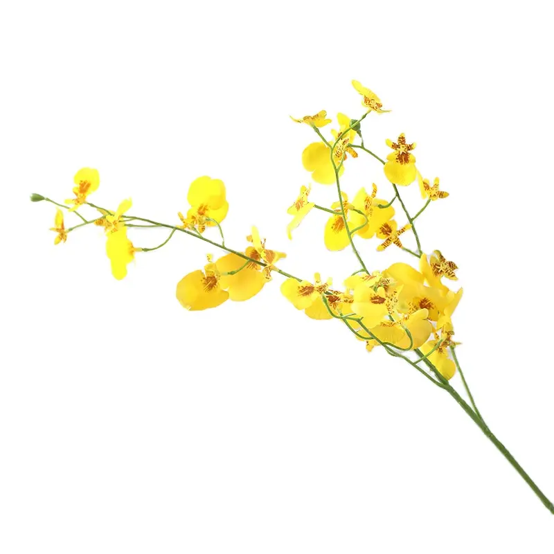 Fiori di orchidea artificiale all'ingrosso fiore artificiale farfalla orchidea all'aperto resistente ai raggi UV per la decorazione fiori decorativi di orchidee