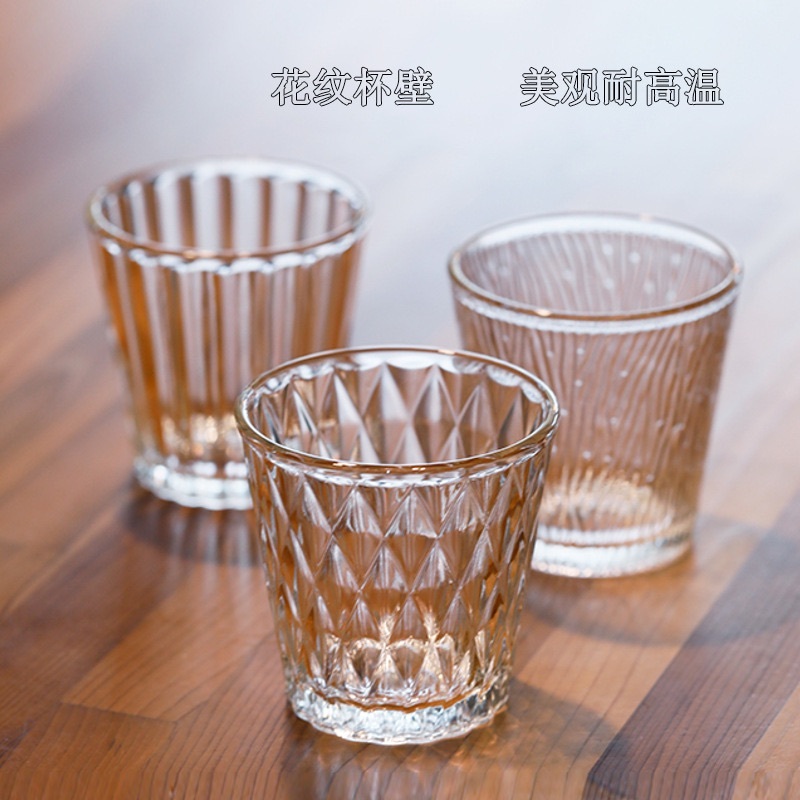transparent glass candle cup fragrance cup bedroom candlestick candle holder