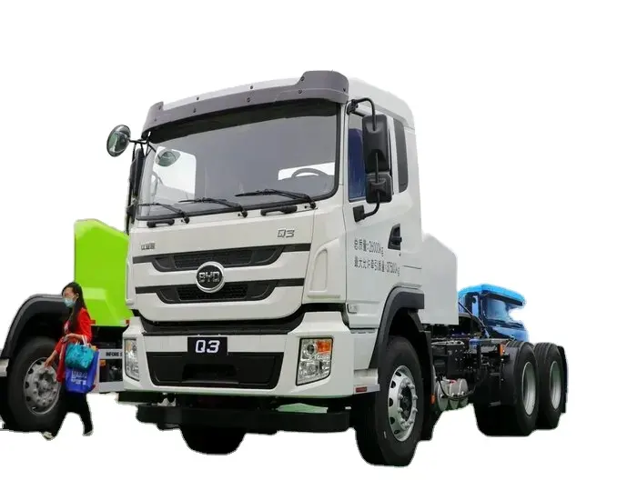 Vrachtwagens Vrachtwagens Aanhangwagens 6*4 Elektrische Vrachtwagen