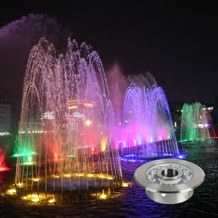 Tauch brunnen Lichter Solar brunnen Pumpe mit RGB Licht Brunnen Lichter