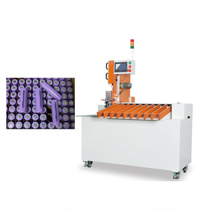 Máquina de ensamblaje de paquete de batería de 10 canales Máquina clasificadora de batería de 18650/21700 cilindros Máquina de prueba - Product Image 1