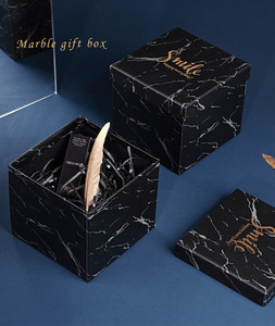 Scatola regalo quadrata in cartone di lusso con coperchio scatola regalo di carta rigida scatole per piccole imprese - Product Image 2