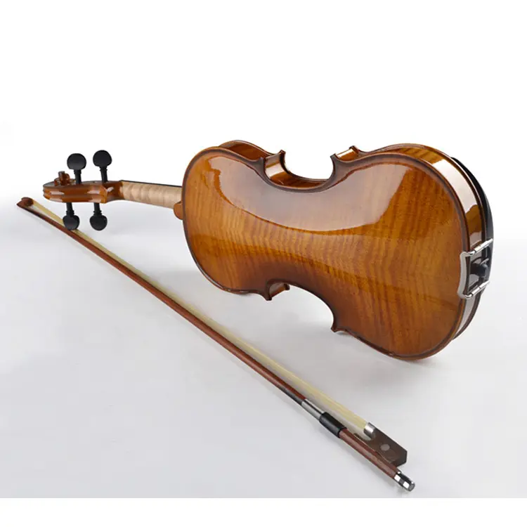 High Grade 1/4 1/2 Handmade Solid spruce violin with free case wholesale