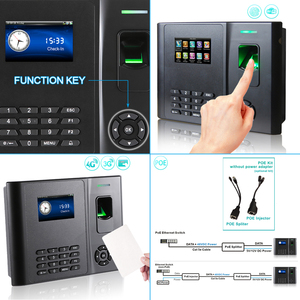Biometrisches Fingerabdruck-Zugangs kontroll system 4G Biometrisches Zeiter fassung system mit TCP/IP/USB/RS232/485