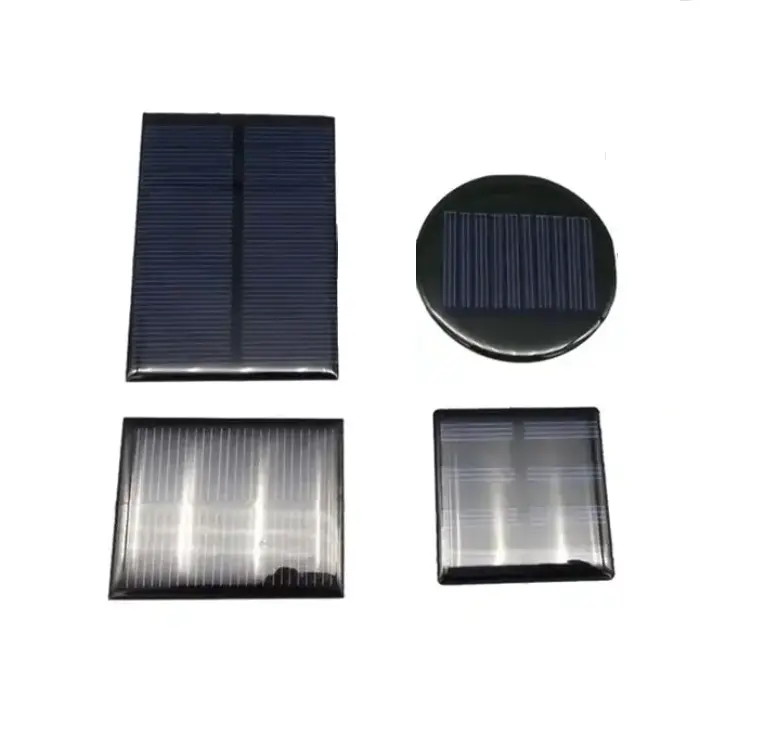 Custom made small size 1V 2V 3V 5V 1W 2W 3W mini epoxy solar panels/ solar cells for solar panel DIY Toys mini solar panel cell