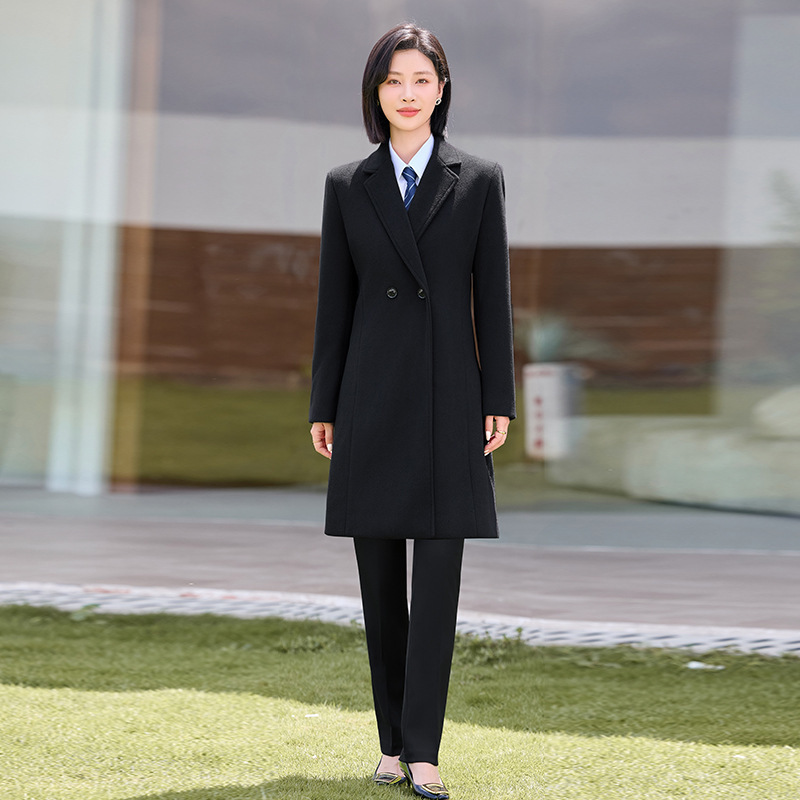Men's Black Overcoat