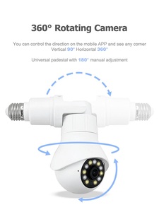 V380 1.0MP 3.0MP Wifi 360度闭路电视1080p无线Ip安全摄像机网络Wifi PTZ IP摄像机 - Product Image 2