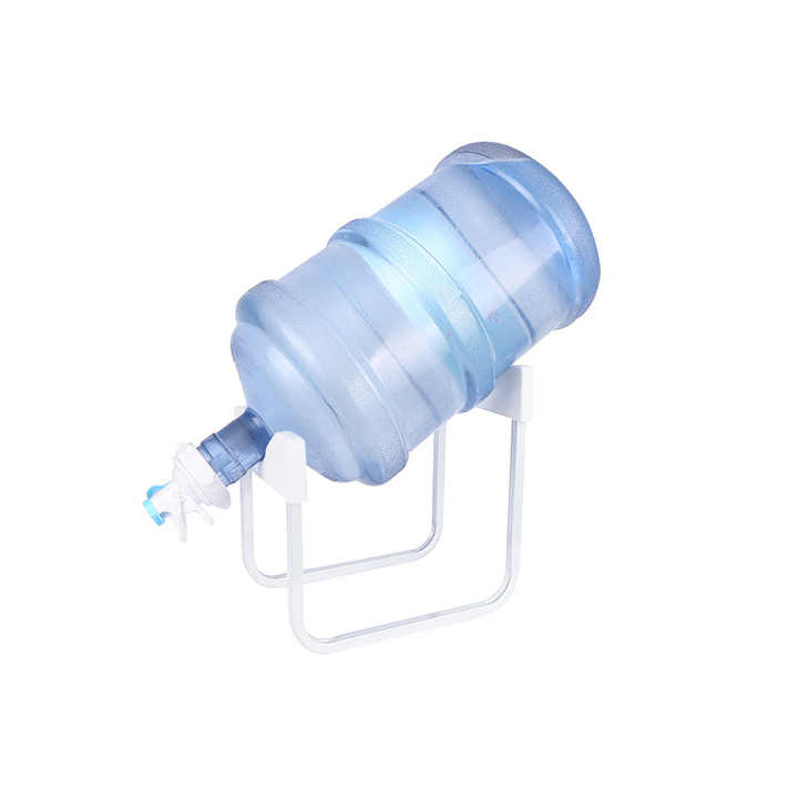 Có thể tháo rời uống đài phun nước kim loại 3-5 gallon không trượt chai nước Jug lưu trữ Dispenser đứng Rack với chống bụi vòi phun tap