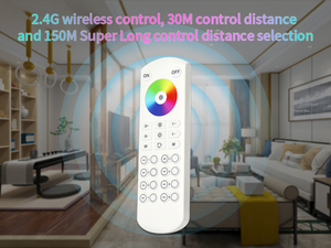 Дальнее управление 150 м RGB & RGBW & RGBCCT PWM Светодиодная лента RF пульт дистанционного управления - Product Image 4