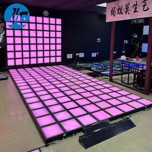 أرضية رقص داخلية <span class=keywords><strong>LED</strong></span> RGB <span class=keywords><strong>Pixel</strong></span> تفاعلية تعمل بالشبكة الضخمة/ألعاب أرضية رقص بكسل - Product Image 2