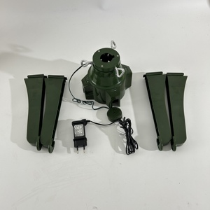 人工クリスマスツリー用卸売グリーン回転ツリースタンド - Product Image 3