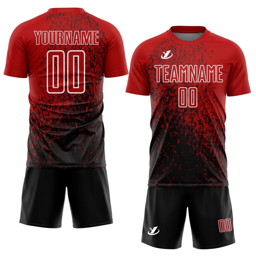 negro rojo