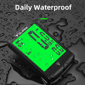 WEST BIKING 3.4 Inch Large Screen Speedometer Bike <strong>Cycle</strong> Digital Cycling <strong>Computer</strong> Mount Waterproof 1000mAh Bike <strong>Computer</strong>