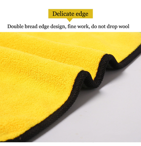 Custom Microfiber Polyester <strong>Dual</strong> Sides Woven Cleaning Cloth Quick-Dry Car Wash Dry Terry <strong>Towel</strong> for Multi Care - Product Image 6