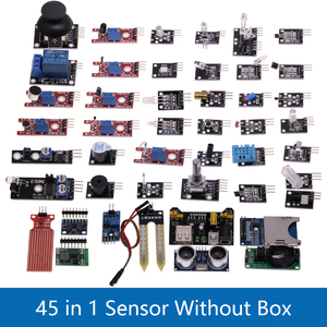 Für Arduino 45 in 1 Sensor module Starter Kit Besser als 37 in1 Sensor Kit 37 in 1 Sensor Kit R3 MEGA2560