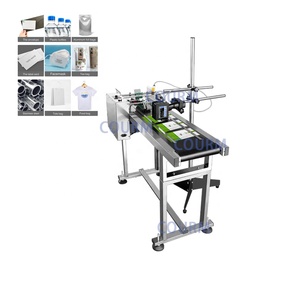 COURM automatico in acciaio inox carta carta PVC stampa a getto d'inchiostro data codice a barre laser batch numero di carta macchina - Product Image 1