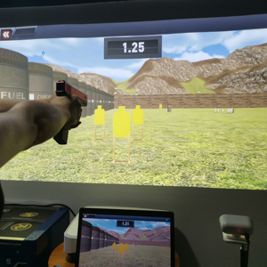 Sistema de entrenamiento de tiro en interiores IPSC 24 etapas de disparo con simulador de tiro L17Pro con retroceso electrónico - Product Image 1