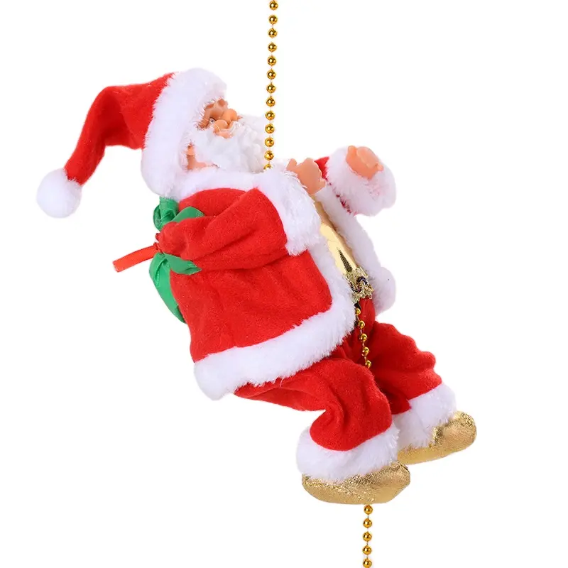 Escada de escalada elétrica para papai noel, corda de venda quente para presente de natal, presente de papai noel, corda de Natal, ideal para o ano 2024, ideal para o Natal, 2024