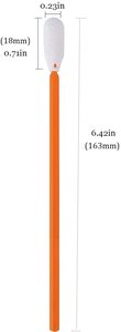 6.42インチクリーニングスワブ、カメラ、光学レンズ、工芸品、絵画、銃、Pr用の多目的クリーンルームフォームクリーニングスワブキット