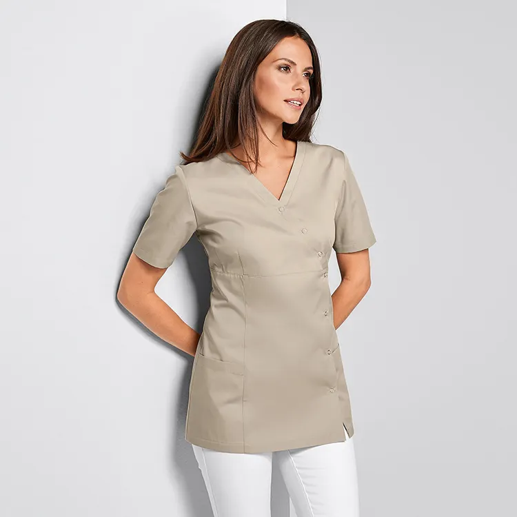 Uniforme de salon de beauté, tunique, uniforme de spa, gommage d'allaitement pour femmes, uniformes médicaux multicolores personnalisés pour femmes, grande taille, tricotés