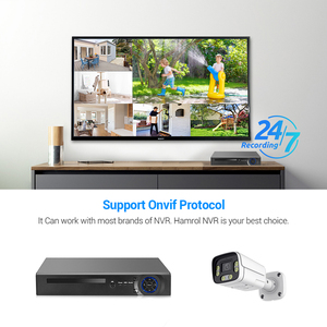 Motion Detection IP66 Waterproof 4MP 5MP 8MP Multi-Resolution Full Color Night Vision IP <strong>Camera</strong> - Product Image 4