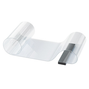 Cam yapıştırıcı dijital tabela ekranlar için kapalı esnek şeffaf LED ekran paneli kristal ekran - Product Image 1