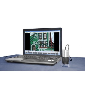 Microscopio de bolsillo USB con función de Zoom, microscopio portátil compacto con iluminación de 8 LED para inspección electrónica de PCB - Product Image 2